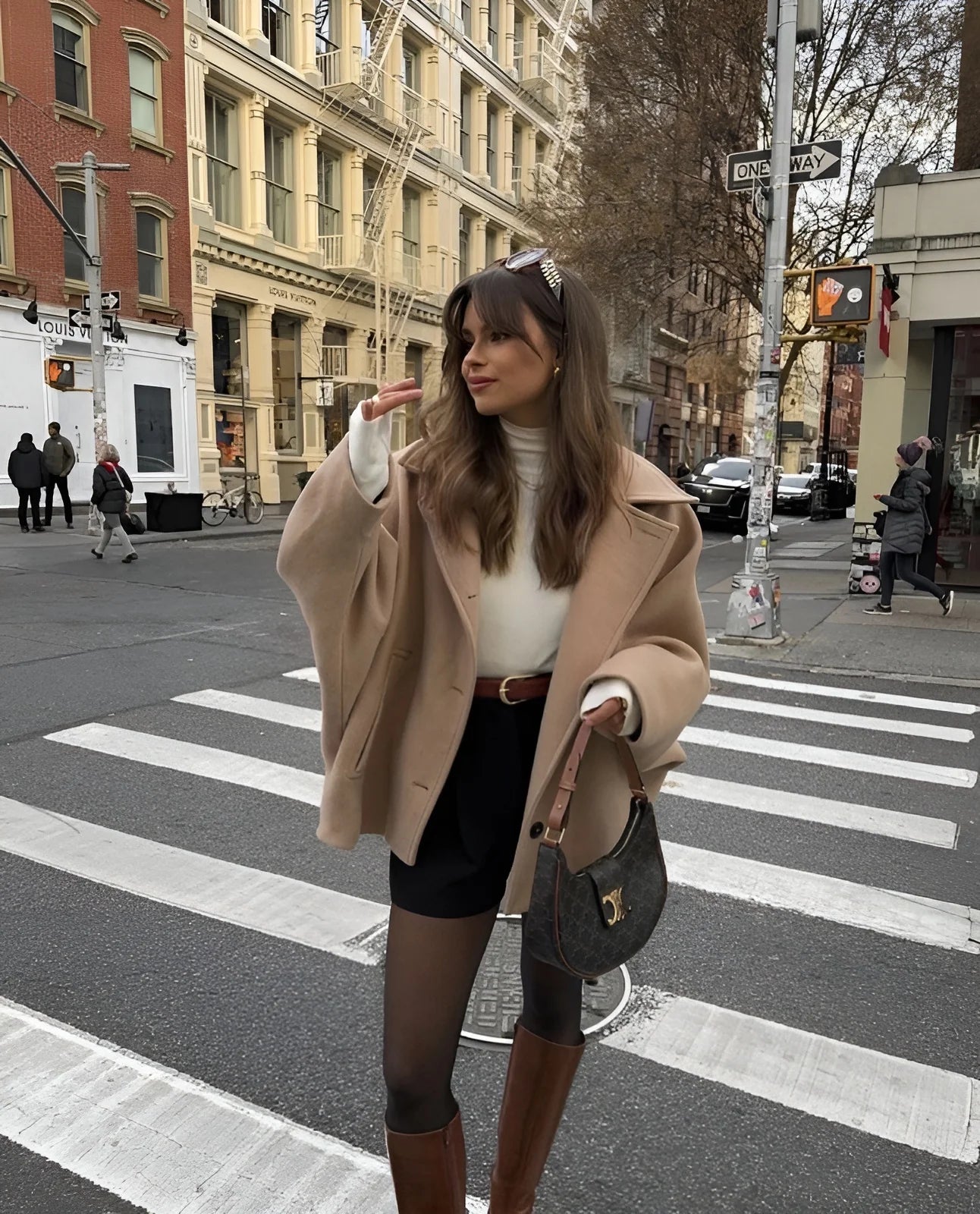 Lizzy - Abrigo de lana Elegante Versátil Oversize