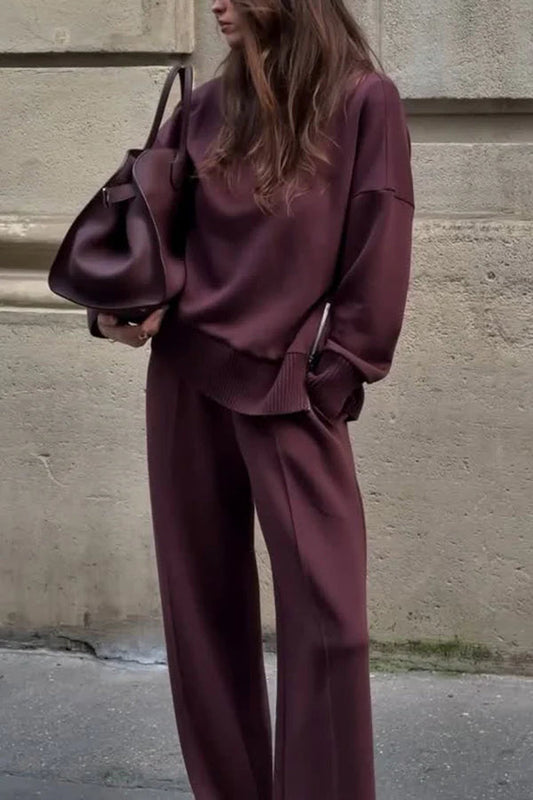 Alessandra - Conjunto de Punto Versátil Elegante