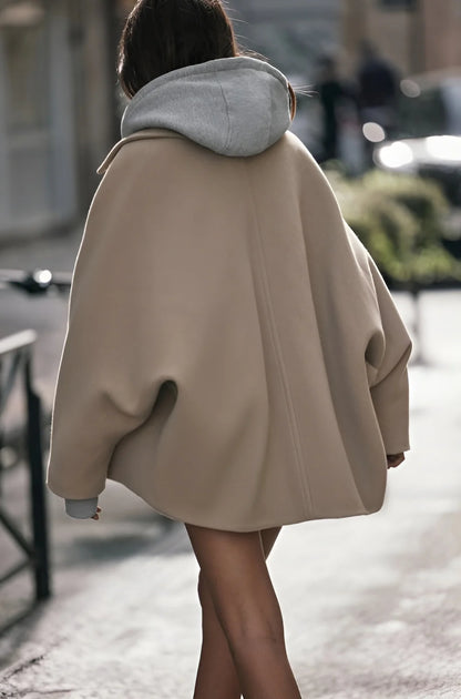 Lizzy - Abrigo de lana Elegante Versátil Oversize
