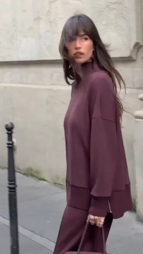 Alessandra - Conjunto de Punto Versátil Elegante
