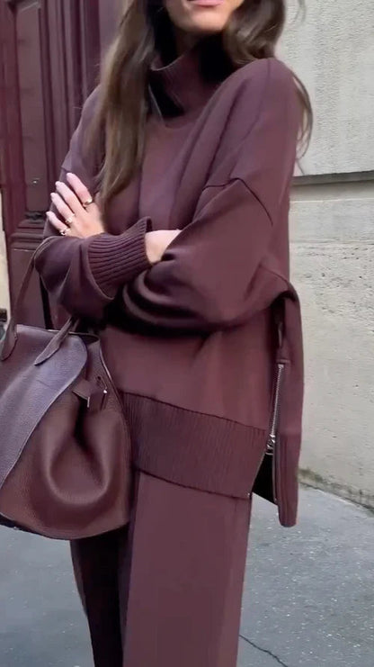 Alessandra - Conjunto de Punto Versátil Elegante