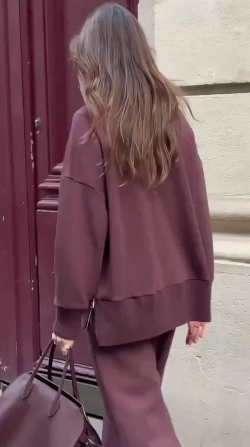 Alessandra - Conjunto de Punto Versátil Elegante